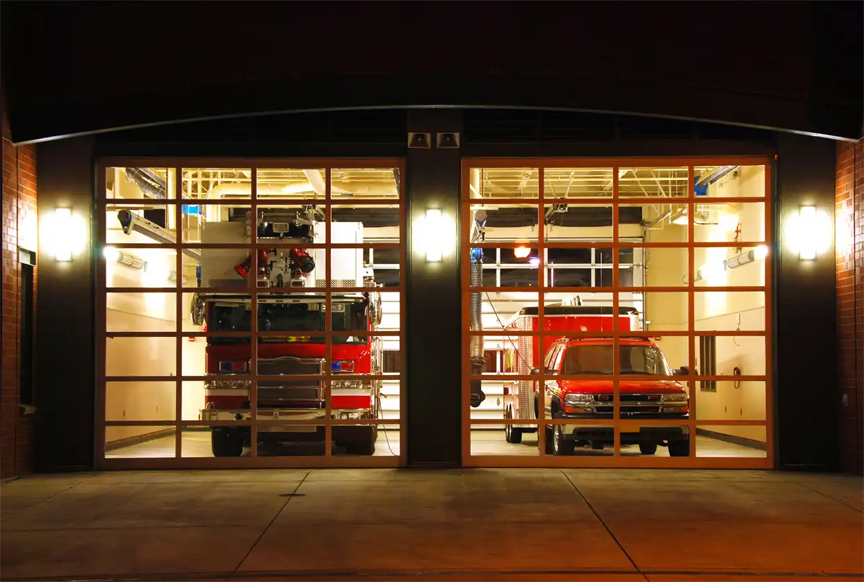 Fire stations and vehicle garages